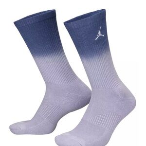 Nike Everyday Plus NWT Indigo  Crew Socks Dri-fit Jordan‎ Cushioned Unisex 5Y-M8
